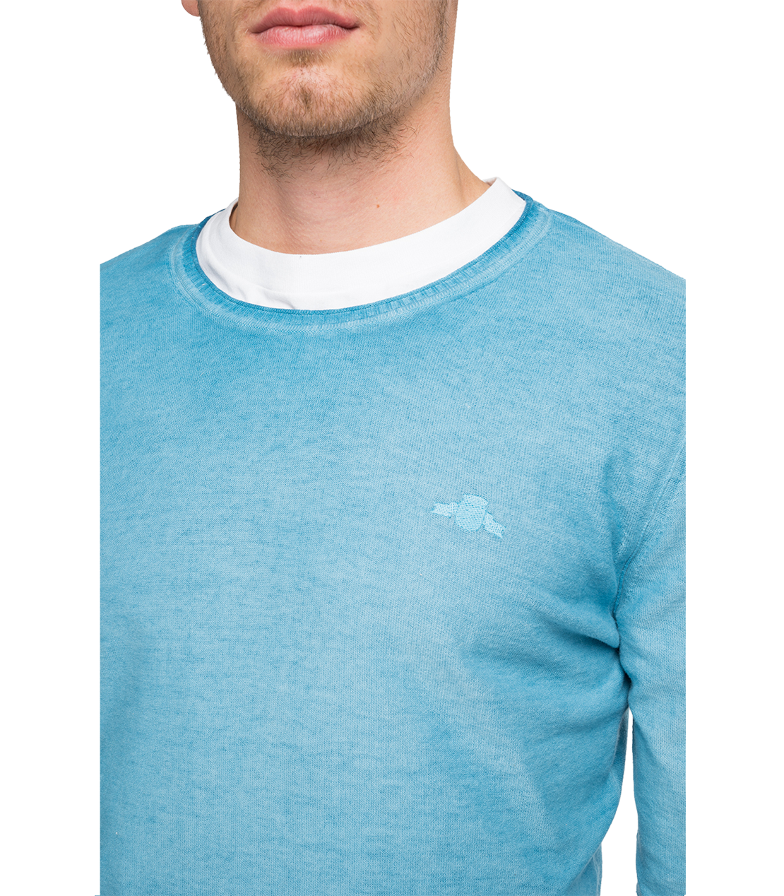 フェードカラーコットンプルオーバー 詳細画像 コバルトブルー 5